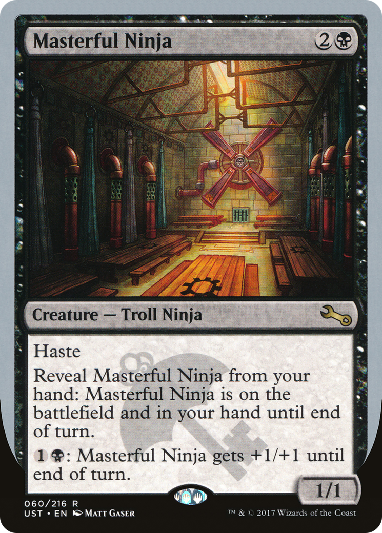 Image of Masterful Ninja (UST-060) - Unstable Foil