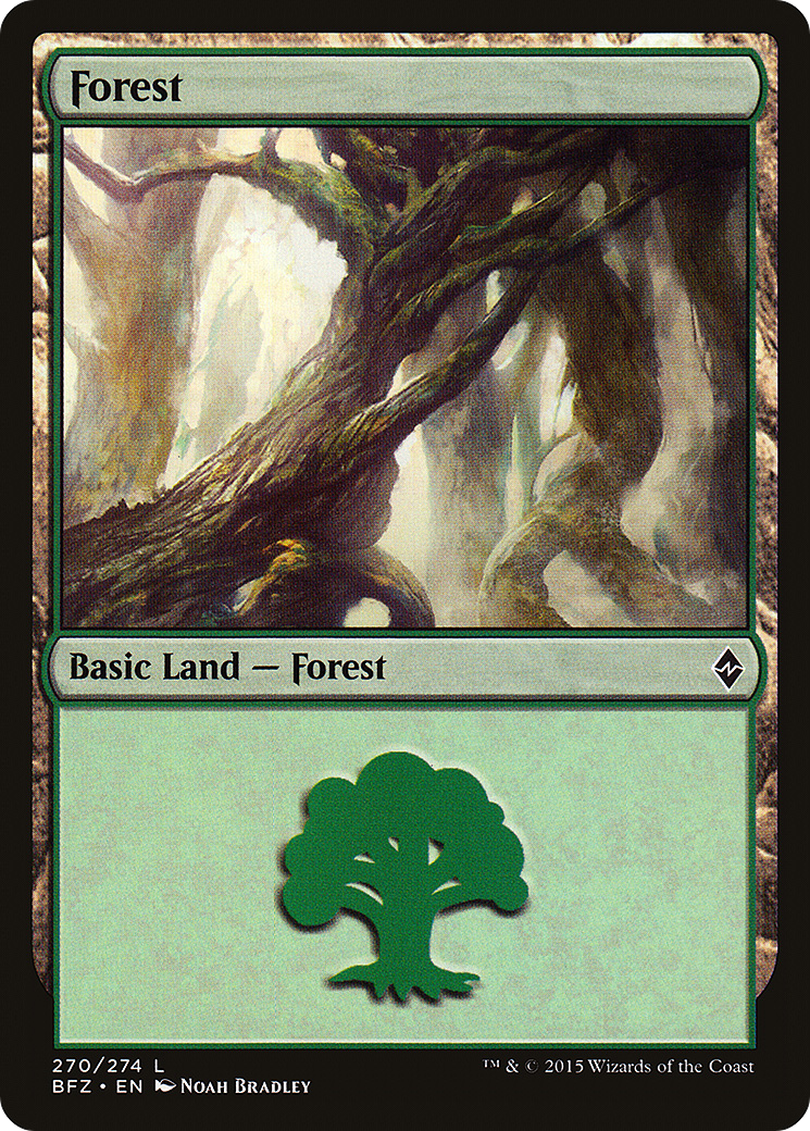 Image of Forest (270) (BFZ-270) - Battle for Zendikar