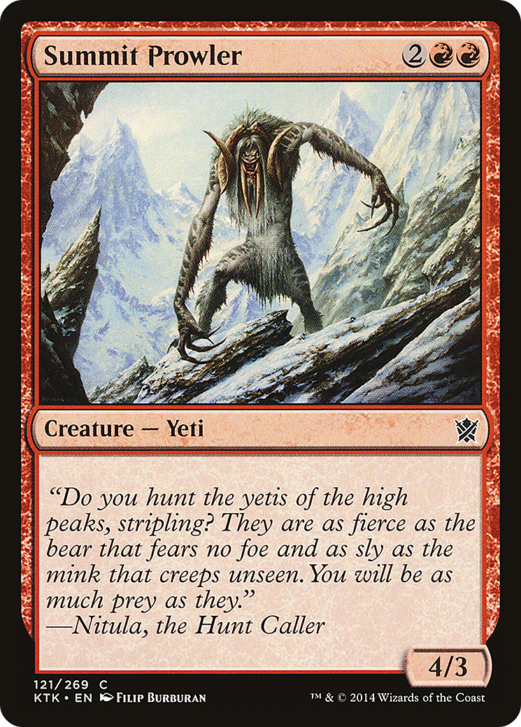 Image of Summit Prowler (KTK-121) - Khans of Tarkir Foil