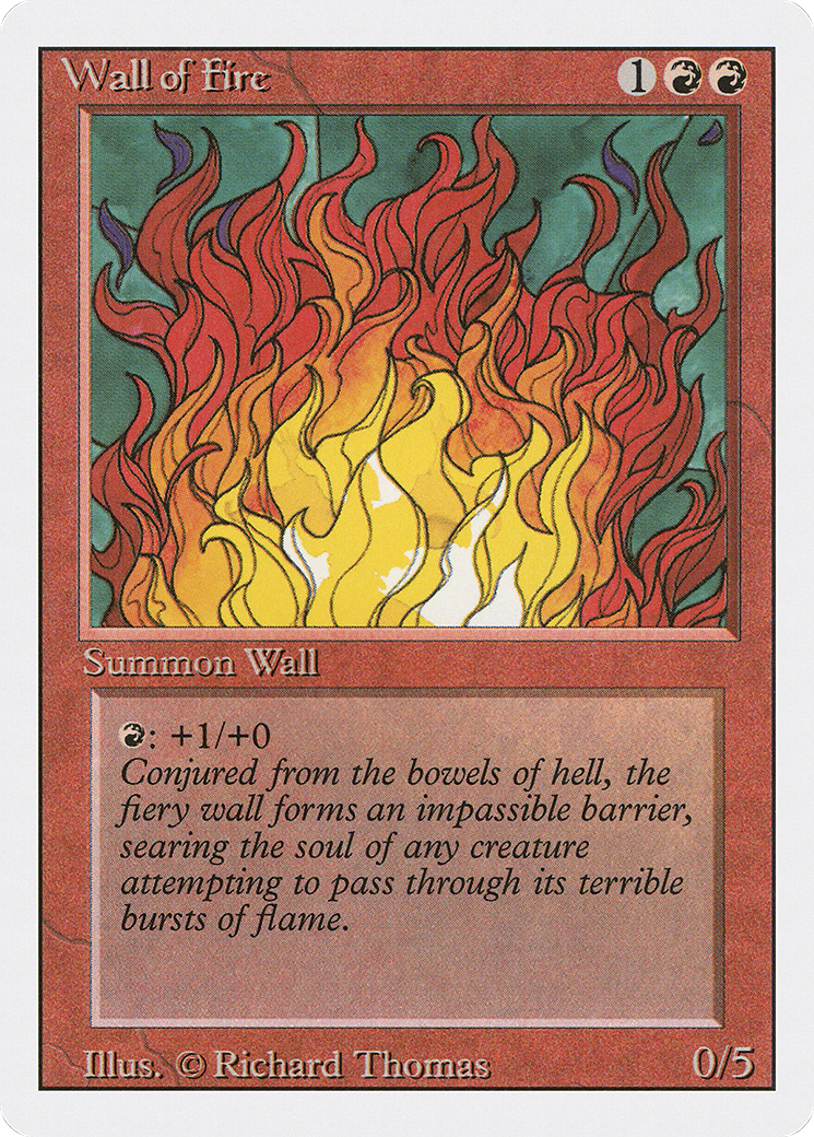 Image of Wall of Fire (3ED-) - Revised Edition