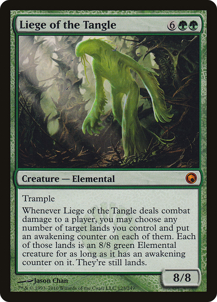 Image of Liege of the Tangle (SOM-123) - Scars of Mirrodin Foil