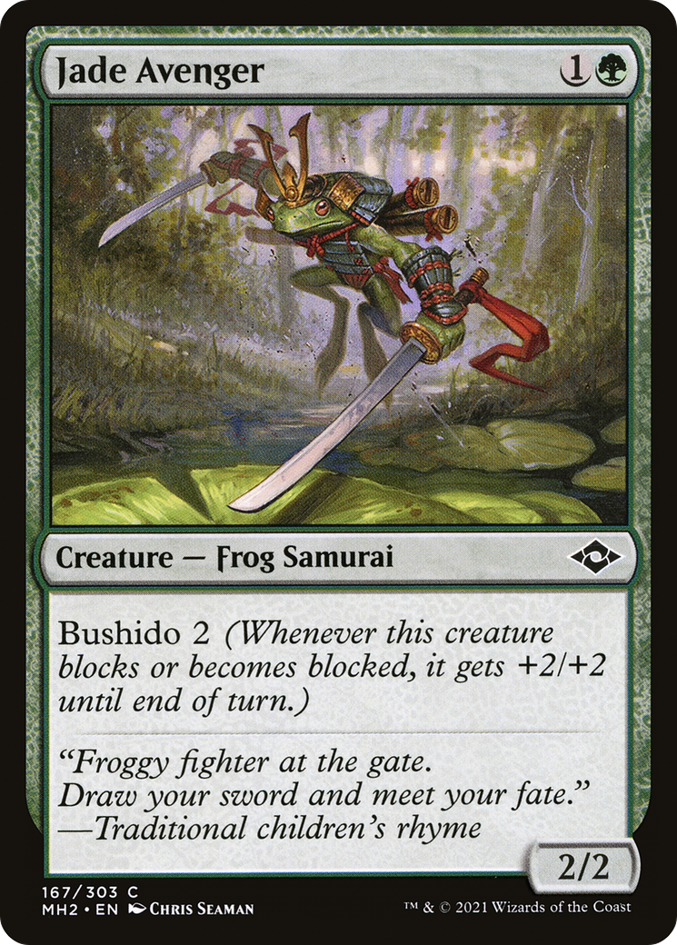 Image of Jade Avenger (MH2-167) - Modern Horizons 2 Foil