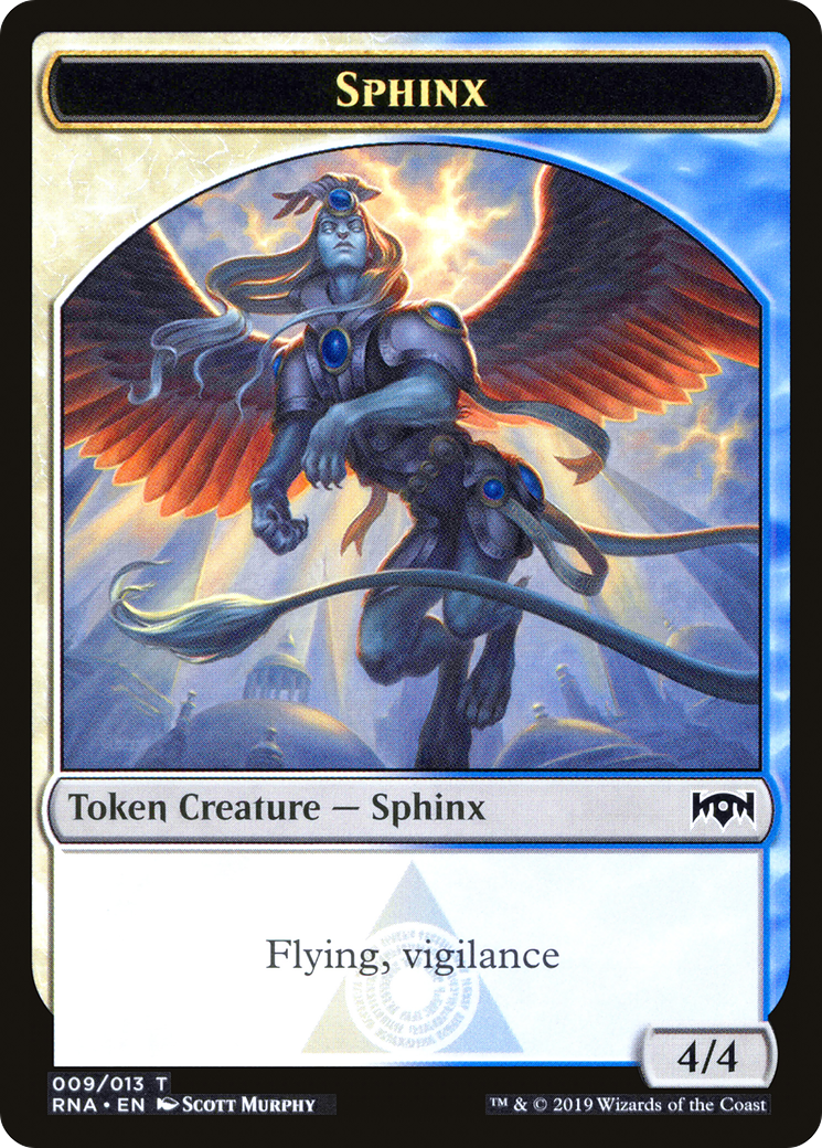 Image of Sphinx Token (RNA-009) - Ravnica Allegiance Tokens
