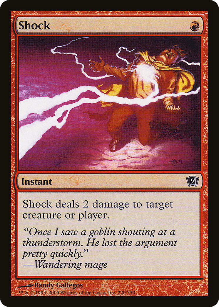 Image of Shock (9ED-220) - 9th Edition Foil