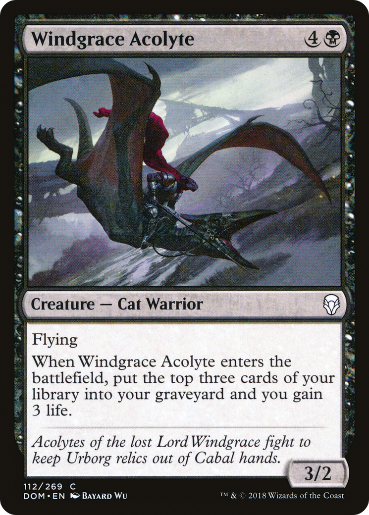 Image of Windgrace Acolyte (DOM-112) - Dominaria