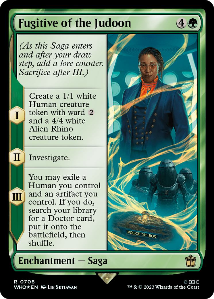Image of Fugitive of the Judoon (Surge Foil) (WHO-708) - Doctor Who Foil