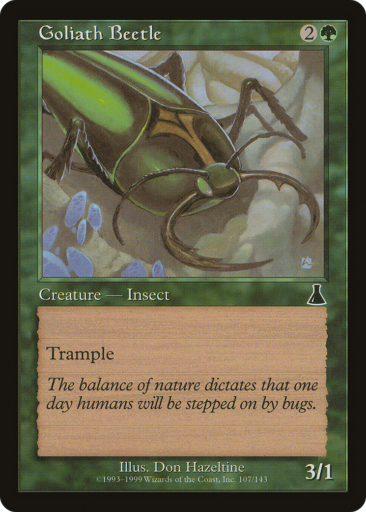 Image of Goliath Beetle (UDS-107) - Urza's Destiny