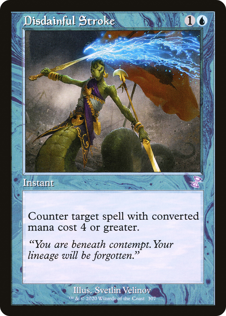 Image of Disdainful Stroke (TSR-307) - Time Spiral Remastered Foil