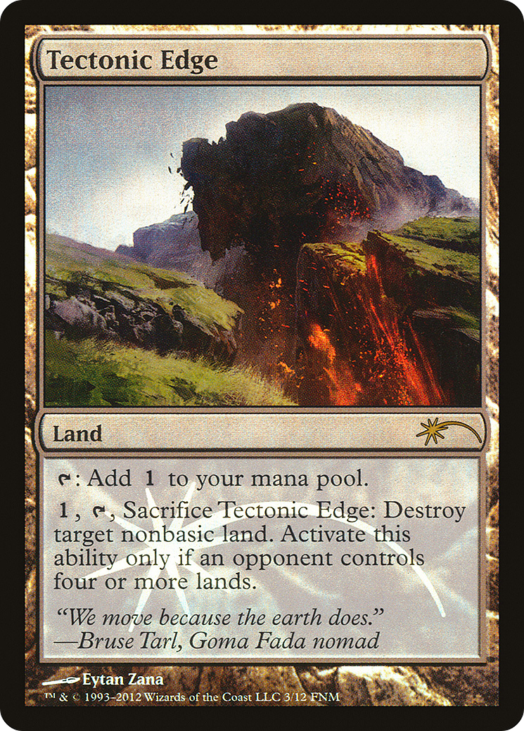 Image of Tectonic Edge (FNM-) - Friday Night Magic 2012 Foil