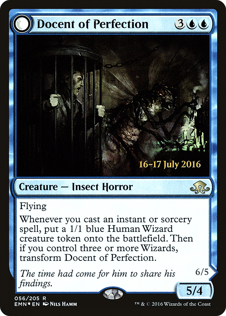 Image of Docent of Perfection (PRE-056) - Eldritch Moon Promos: (mooneldrazidfc) Foil