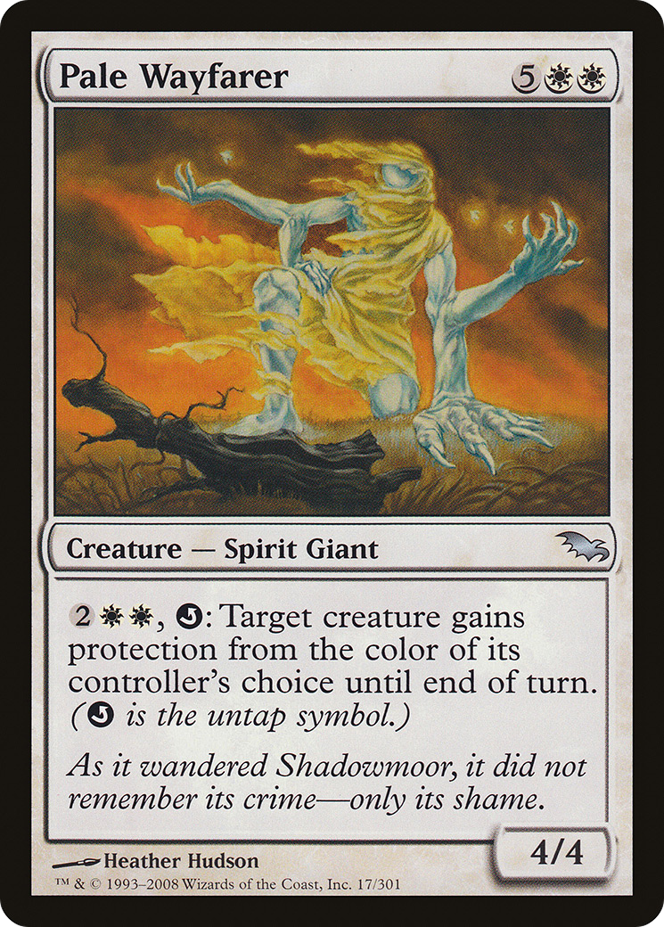 Image of Pale Wayfarer (SHM-017) - Shadowmoor Foil