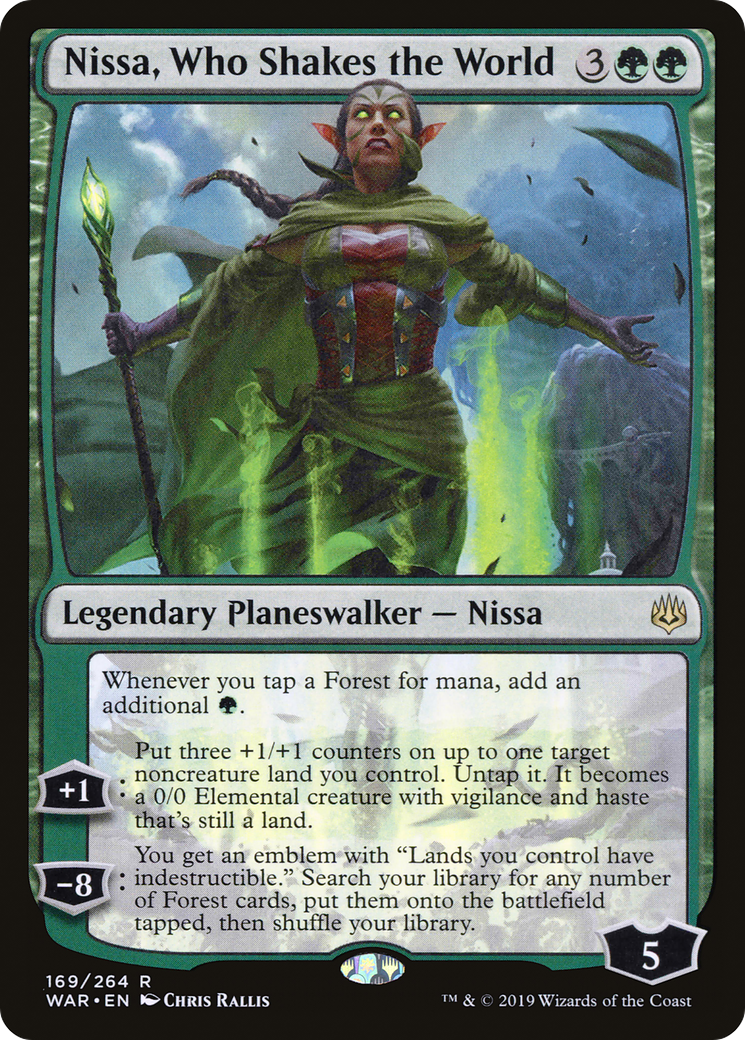 Image of Nissa, Who Shakes the World (WAR-169) - War of the Spark