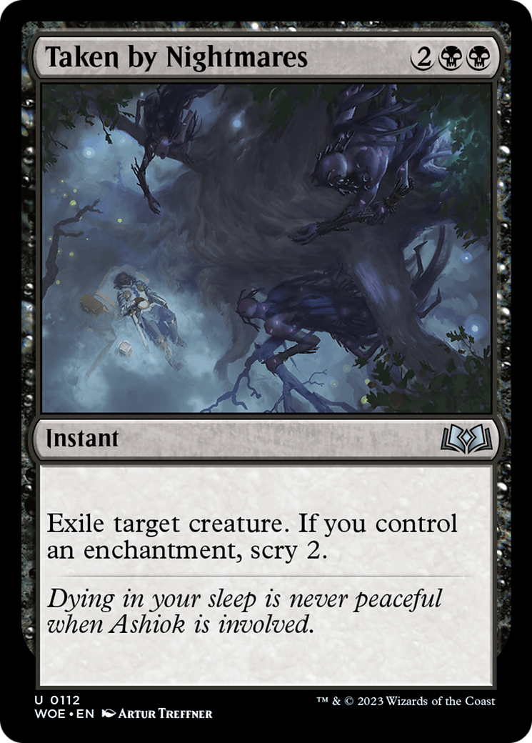 Image of Taken by Nightmares (WOE-112) - Wilds of Eldraine