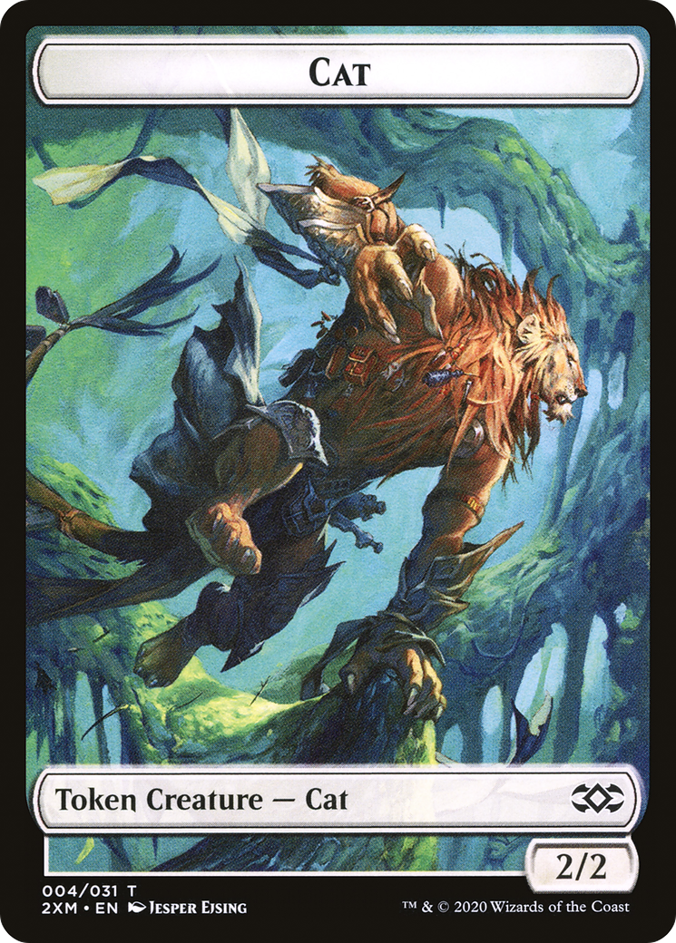 Image of Cat (T2XM-004) - Double Masters Tokens Foil