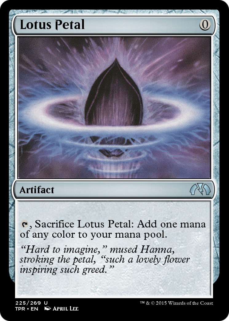 Image of Lotus Petal (TPR-225) - Tempest Remastered Foil