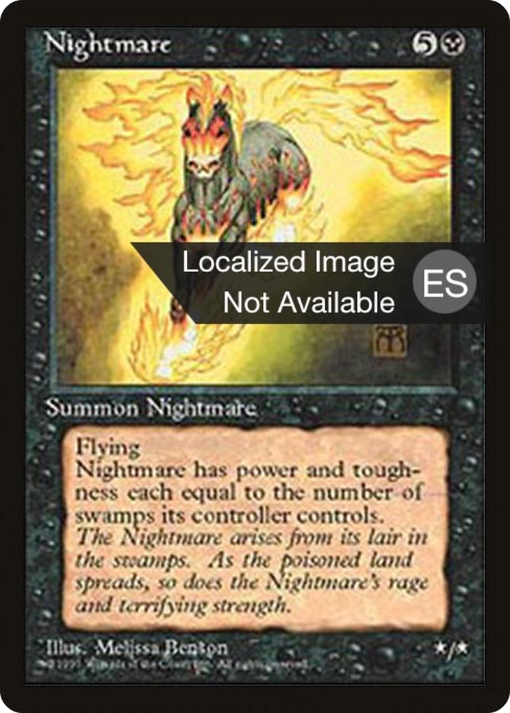 Image of Nightmare (4BB-) - Fourth Edition Foreign Black Border