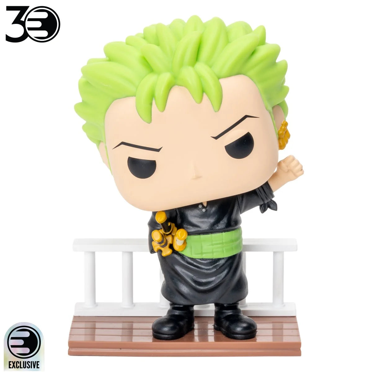 Image of One Piece Straw Hat Pirates Roronoa Zoro Funko Pop! Vinyl Figure #2331 - Entertainment Earth Exclusive