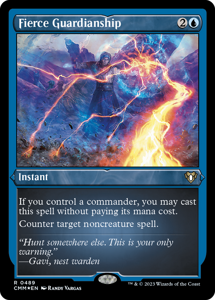 Image of Fierce Guardianship (CMM-489) - Commander Masters Etched Foil