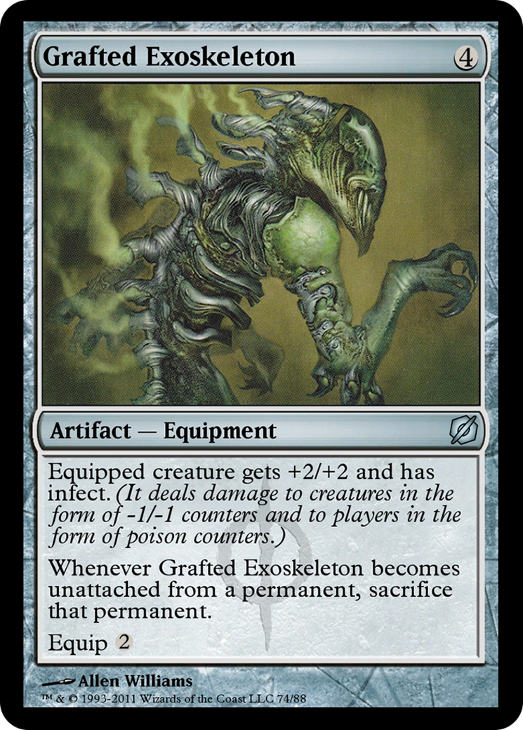 Image of Grafted Exoskeleton (TD2-074) - Duel Decks: Mirrodin Pure vs. New Phyrexia