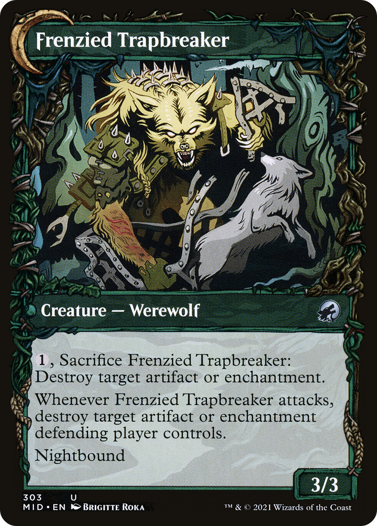 Image of Outland Liberator (Showcase) (MID-303) - Innistrad: Midnight Hunt: (Showcase, Double Faced Transform)