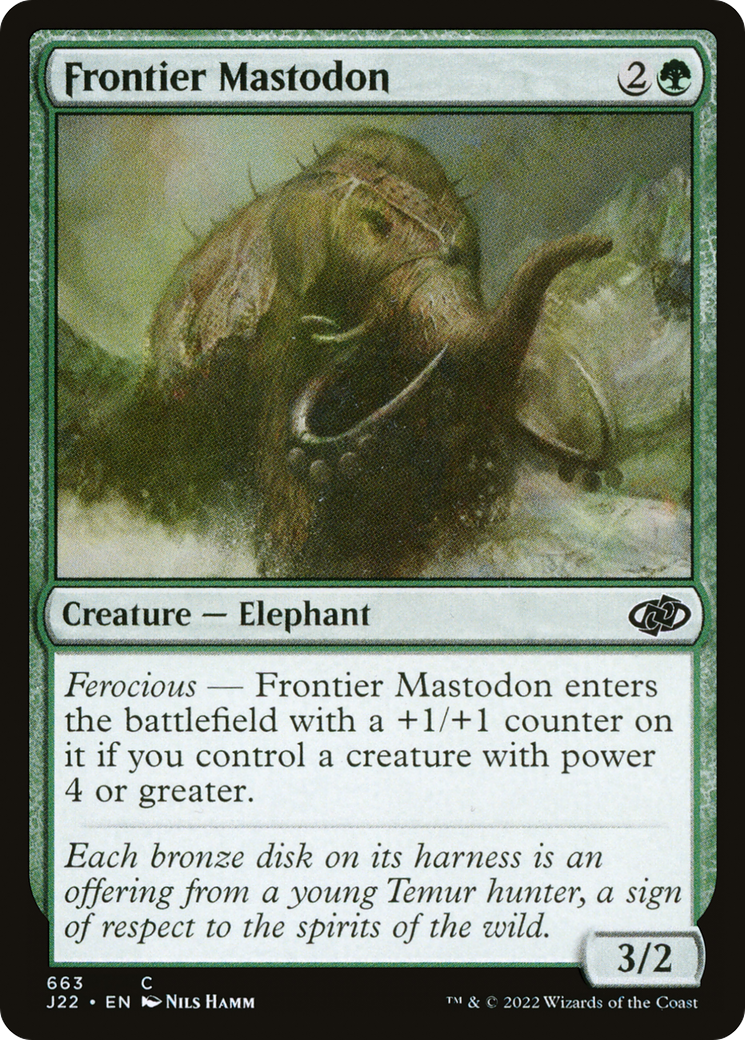 Image of Frontier Mastodon (J22-663) - Jumpstart 2022