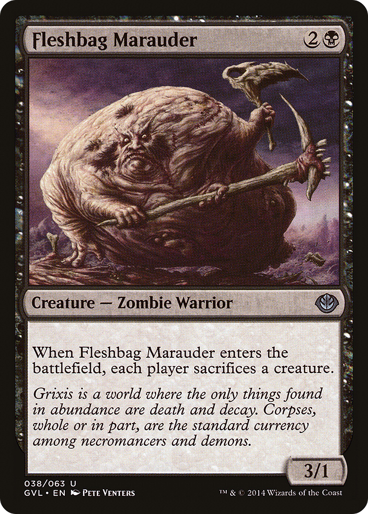 Image of Fleshbag Marauder (DD3-038) - Duel Decks Anthology: Garruk vs. Liliana