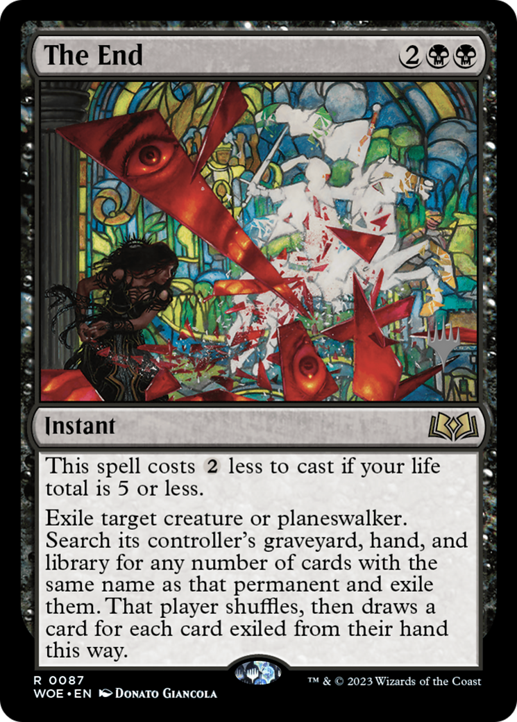 Image of The End (PPWOE-087) - Wilds of Eldraine Promos