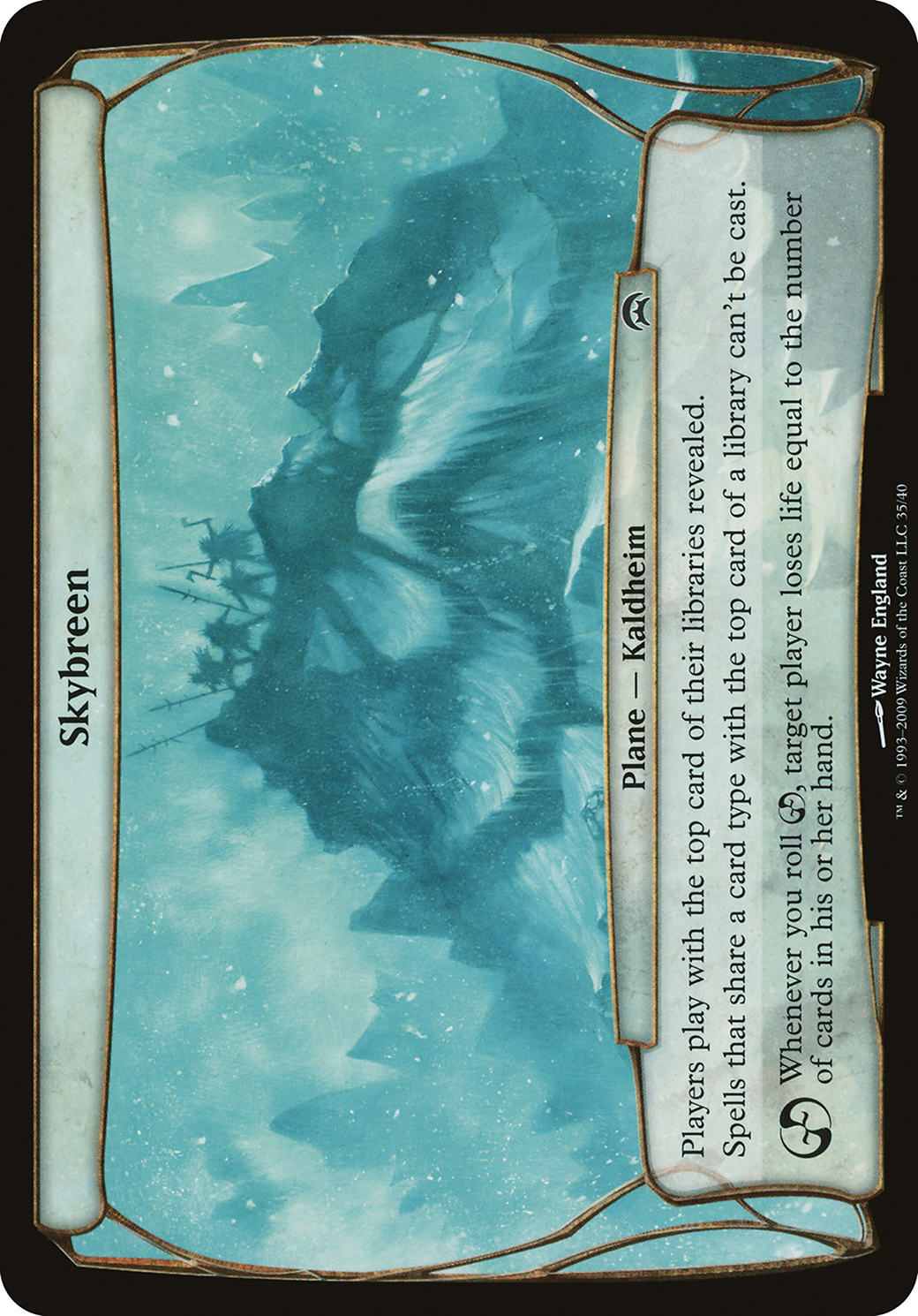 Image of Skybreen (Planechase) (OVER-) - Planechase Planes