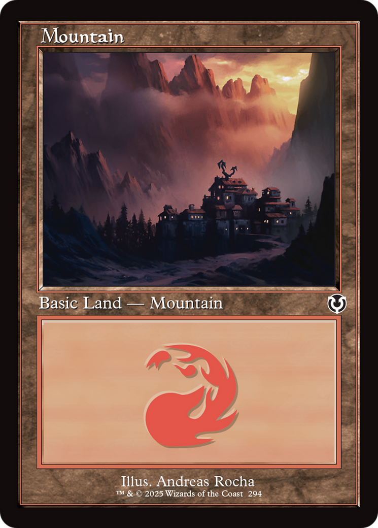 Image of Mountain (294) (Retro Frame) (INR-294) - Innistrad Remastered