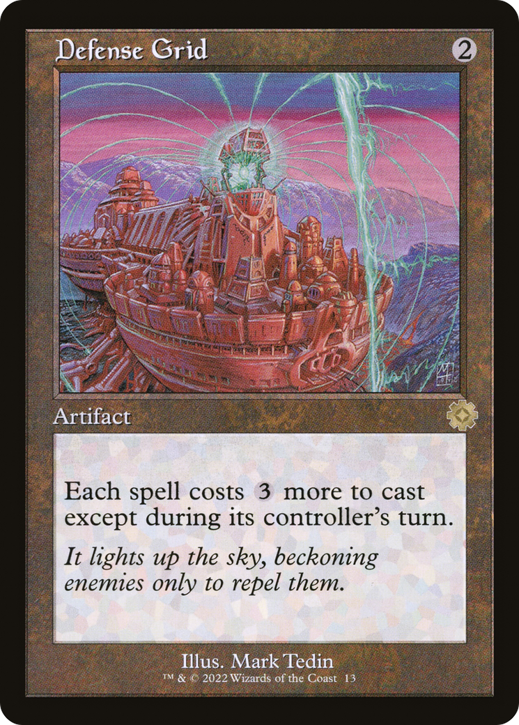 Image of Defense Grid (BRR-013) - The Brothers' War Retro Artifacts Foil