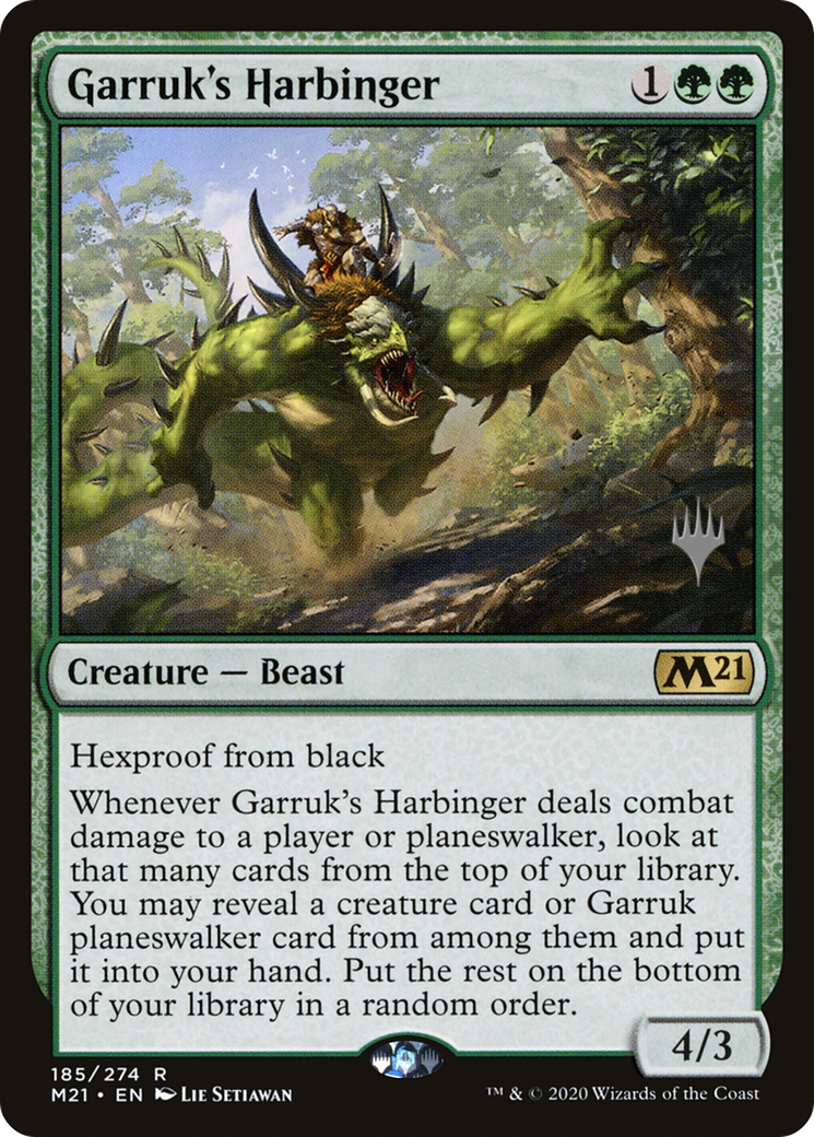 Image of Garruk's Harbinger (PPM21-185) - Core Set 2021 Promos