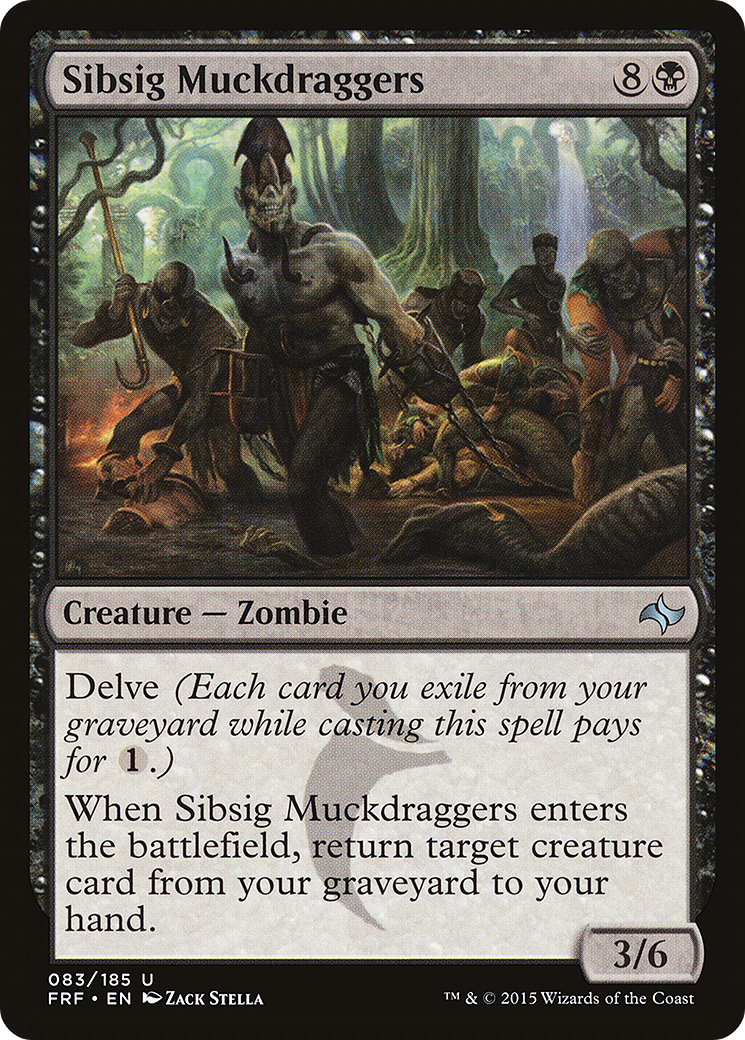 Image of Sibsig Muckdraggers (FRF-083) - Fate Reforged Foil