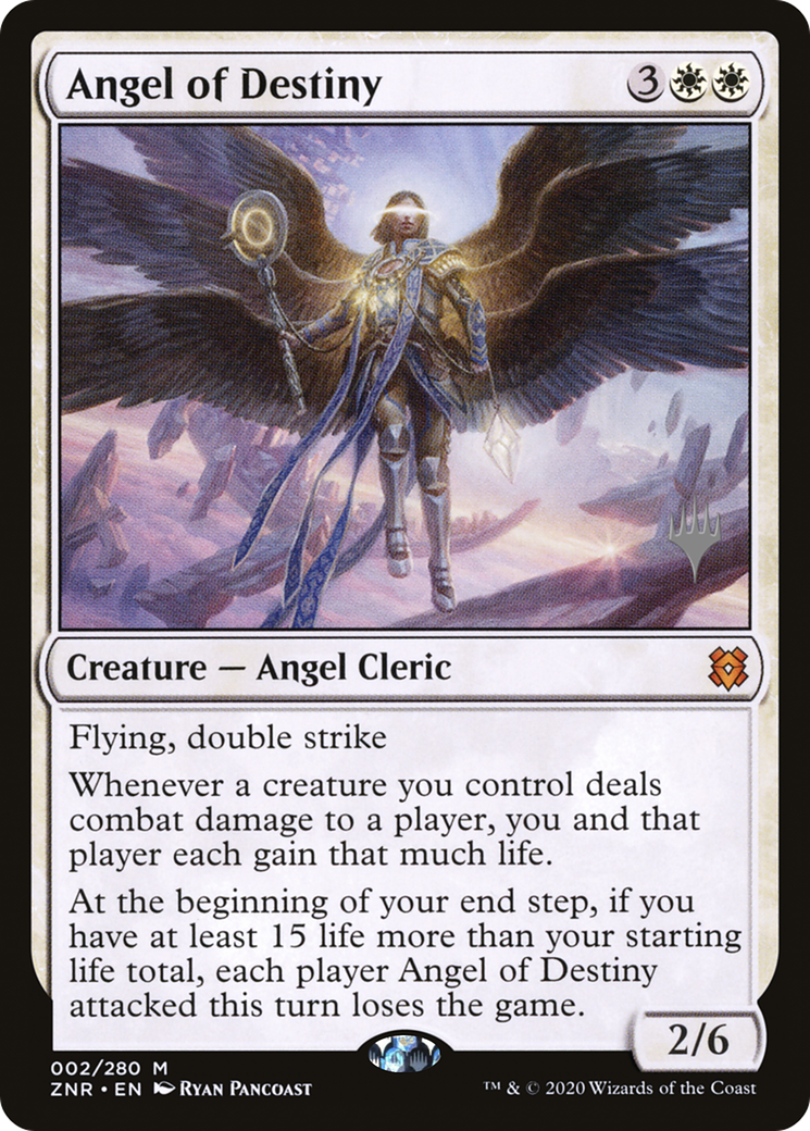Image of Angel of Destiny (PPZNR-002) - Zendikar Rising Promos Foil
