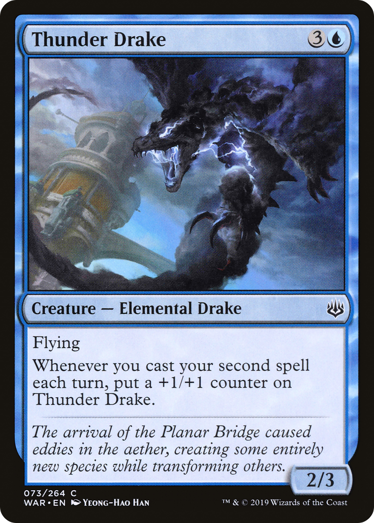 Image of Thunder Drake (WAR-073) - War of the Spark