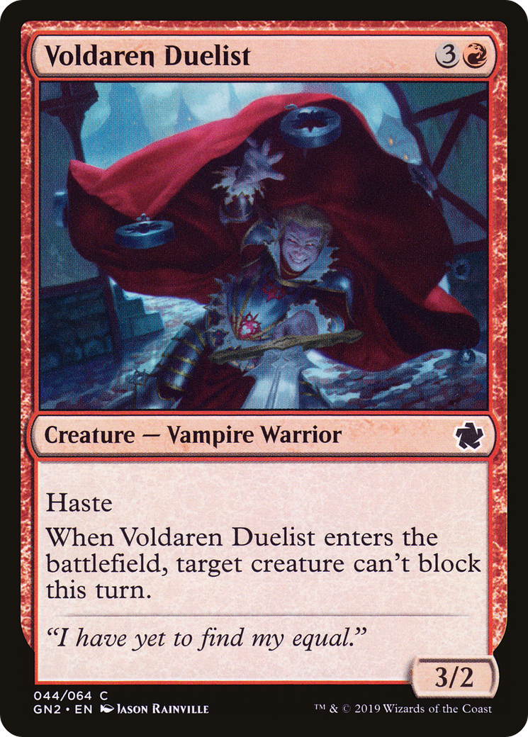 Image of Voldaren Duelist (GN2-044) - Game Night 2019