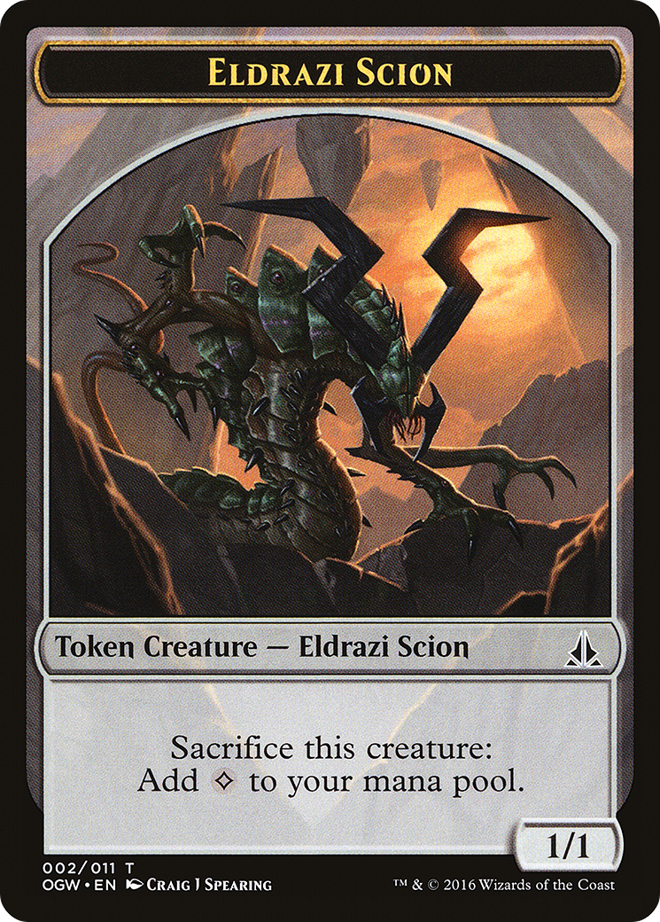 Image of Eldrazi Scion Token (002) (OGW-002) - Oath of the Gatewatch Tokens