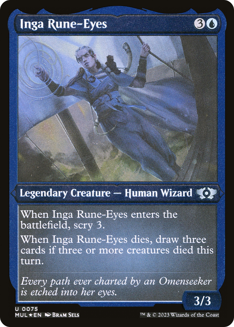 Image of Inga Rune-Eyes (Foil Etched) (MUL-075) - Multiverse Legends Foil