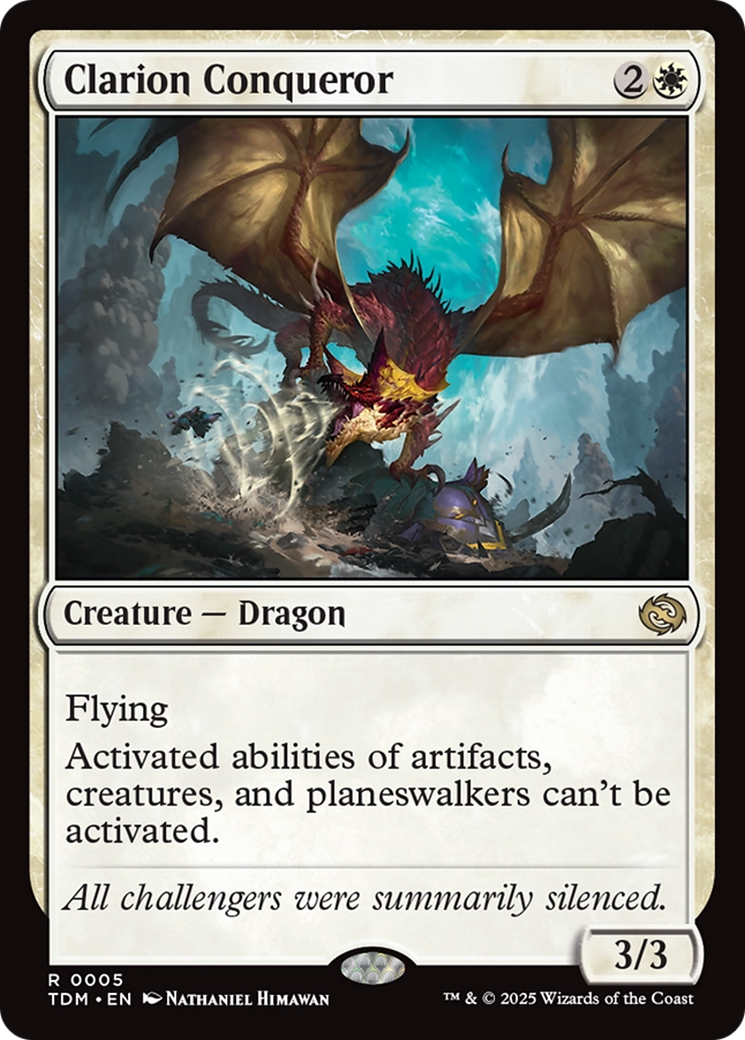 Image of Clarion Conqueror (TDM-005) - Tarkir: Dragonstorm