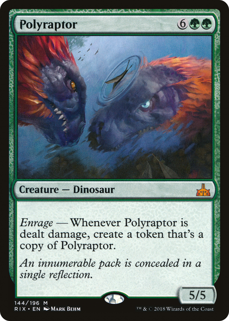 Image of Polyraptor (RIX-144) - Rivals of Ixalan Foil