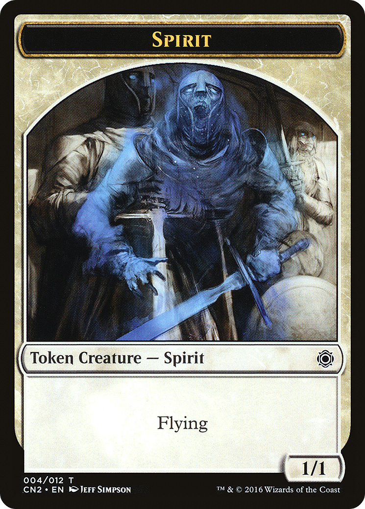 Image of Spirit Token (CN2-004) - Conspiracy: Take the Crown Tokens