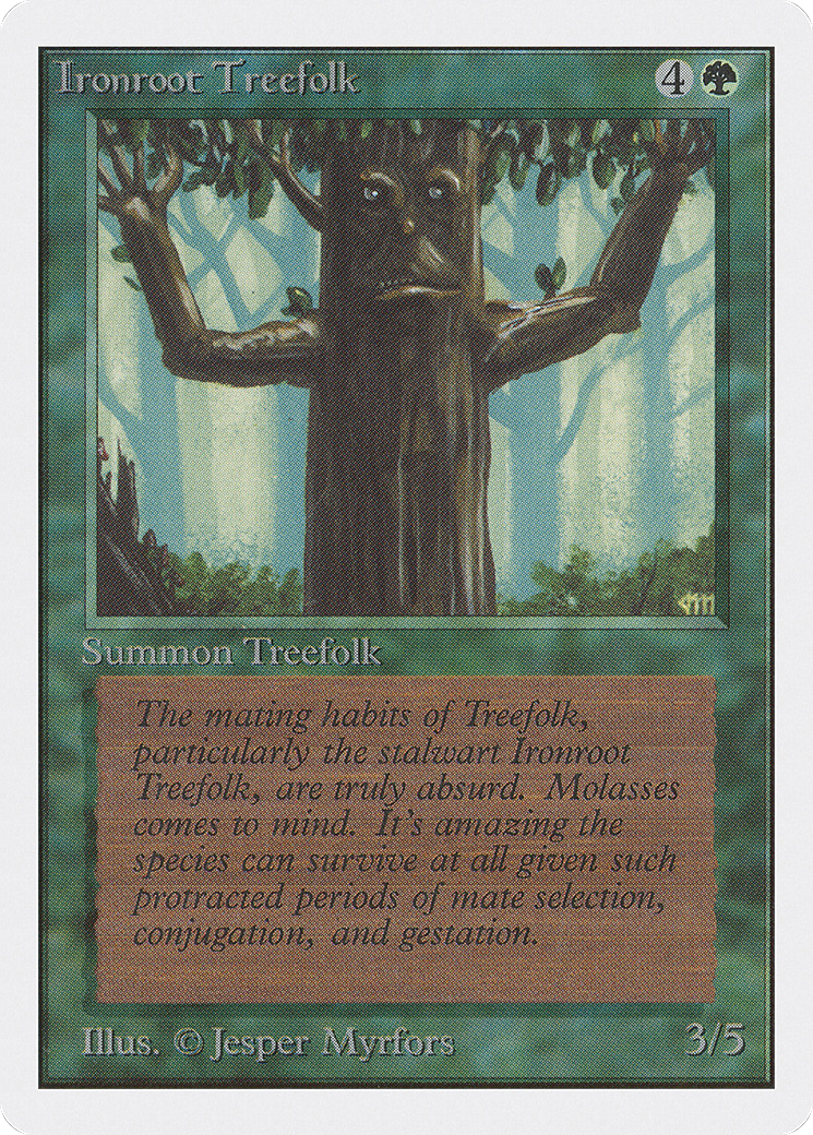 Image of Ironroot Treefolk (2ED-) - Unlimited Edition
