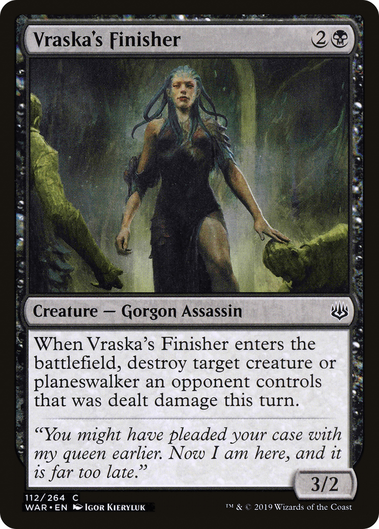 Image of Vraska's Finisher (WAR-112) - War of the Spark Foil