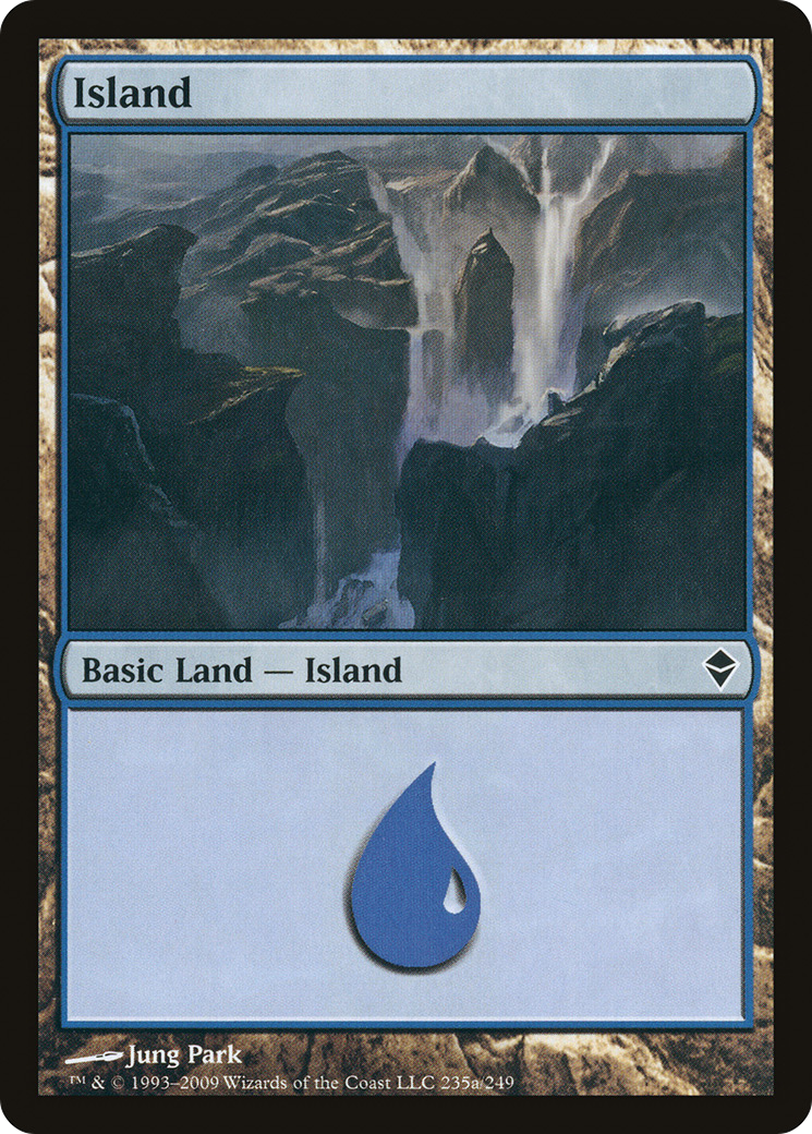 Image of Island (235a) (ZEN-235A) - Zendikar