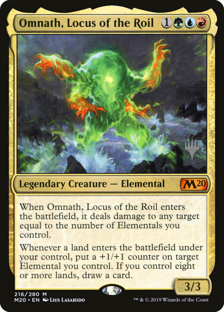 Image of Omnath, Locus of the Roil (PPM20-216) - Core Set 2020 Promos