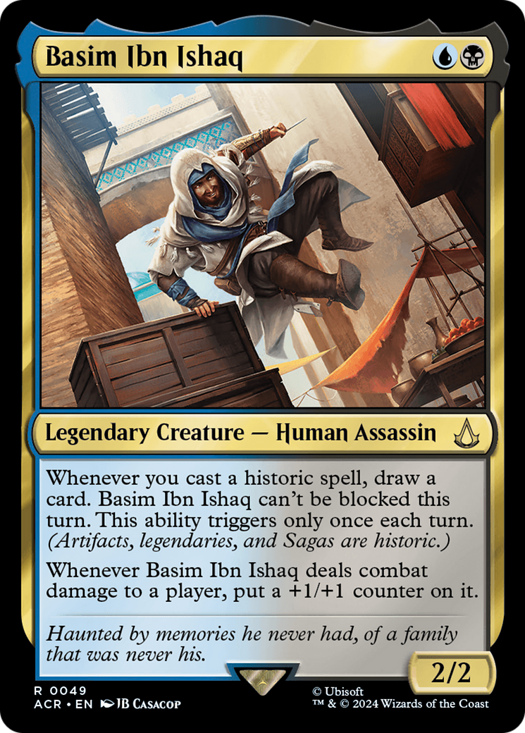 Image of Basim Ibn Ishaq (ACR-049) - Assassin's Creed Foil