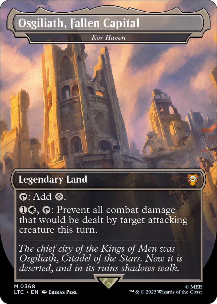 Image of Osgiliath, Fallen Capital - Kor Haven (LTC-368) - Tales of Middle-earth Commander / Osgiliath, Fallen Capital (Borderless)