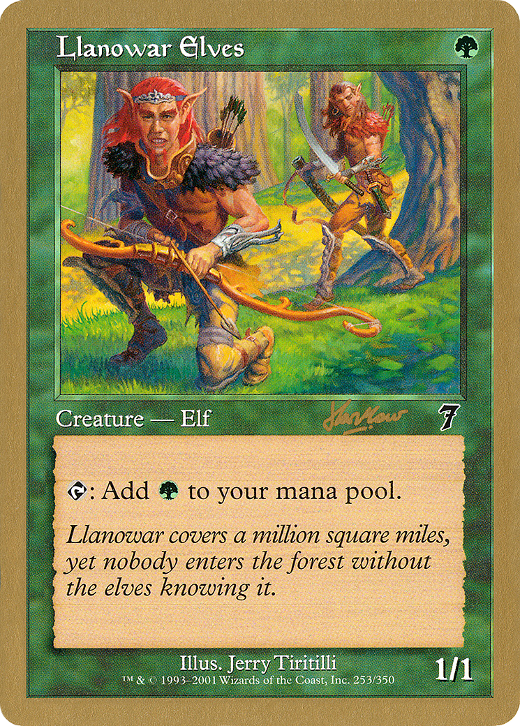 Image of Llanowar Elves - 2002 Sim Han How (7ED) (WCD-) - World Championship Decks 2002