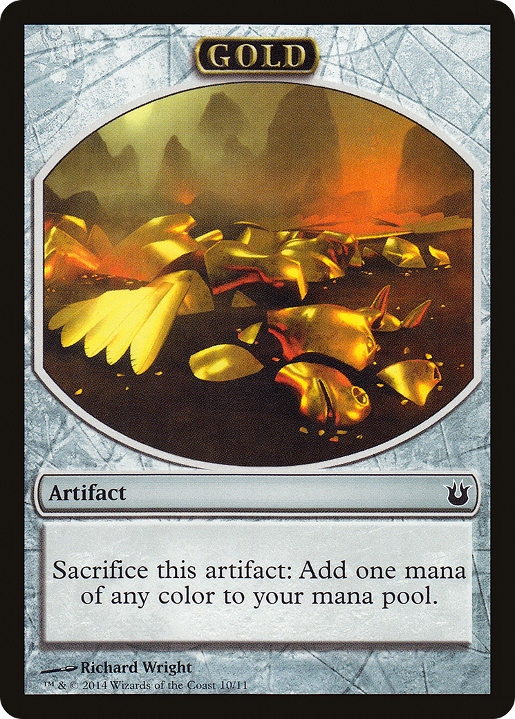 Image of Gold Token (BNG-010) - Born of the Gods Tokens