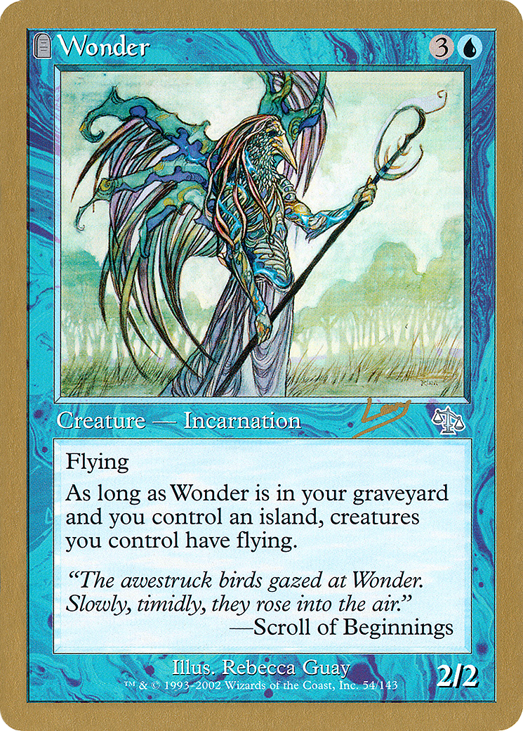 Image of Wonder - 2002 Raphael Levy (JUD) (WCD-) - World Championship Decks 2002: (tombstone)