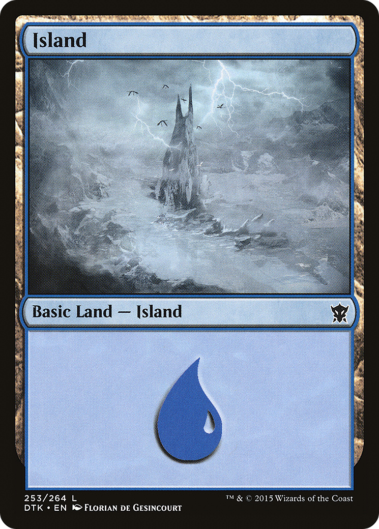 Image of Island (253) (DTK-253) - Dragons of Tarkir